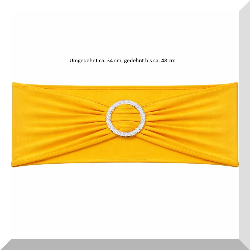 Stuhlbänder für Hochzeit mit Schnalle