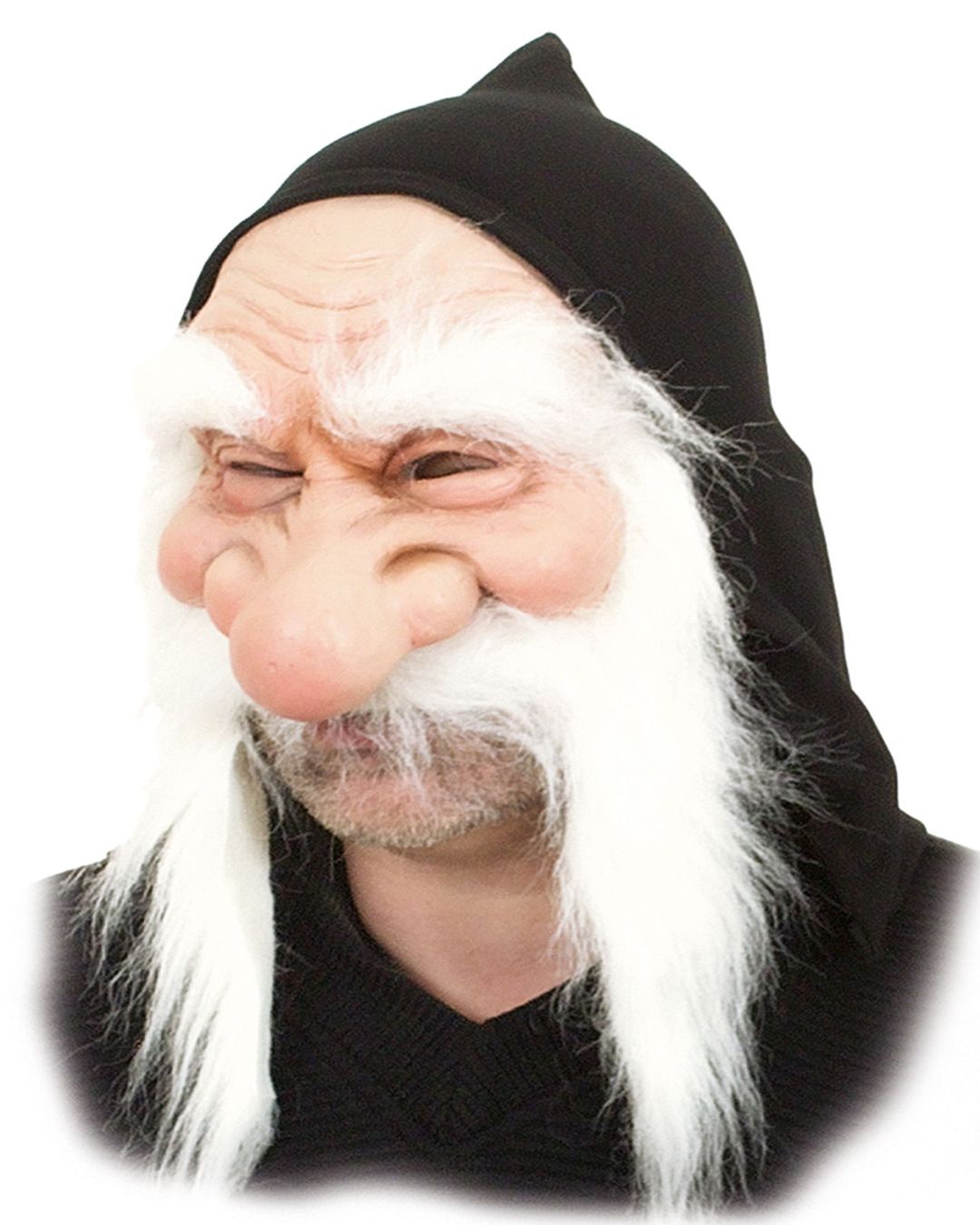 Zwergenmaske mit Kopftuch Karneval Fasching