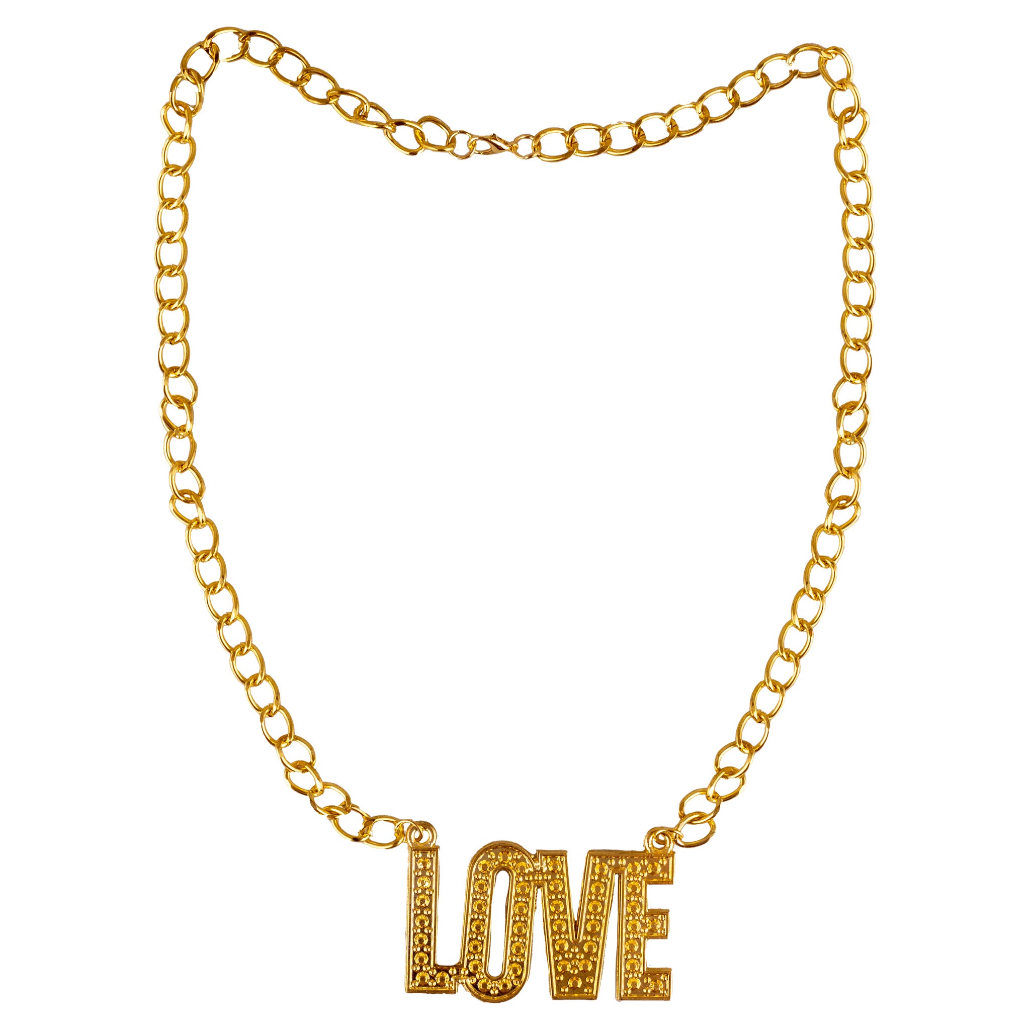 LOVE Halskette goldfarben Statement Kette