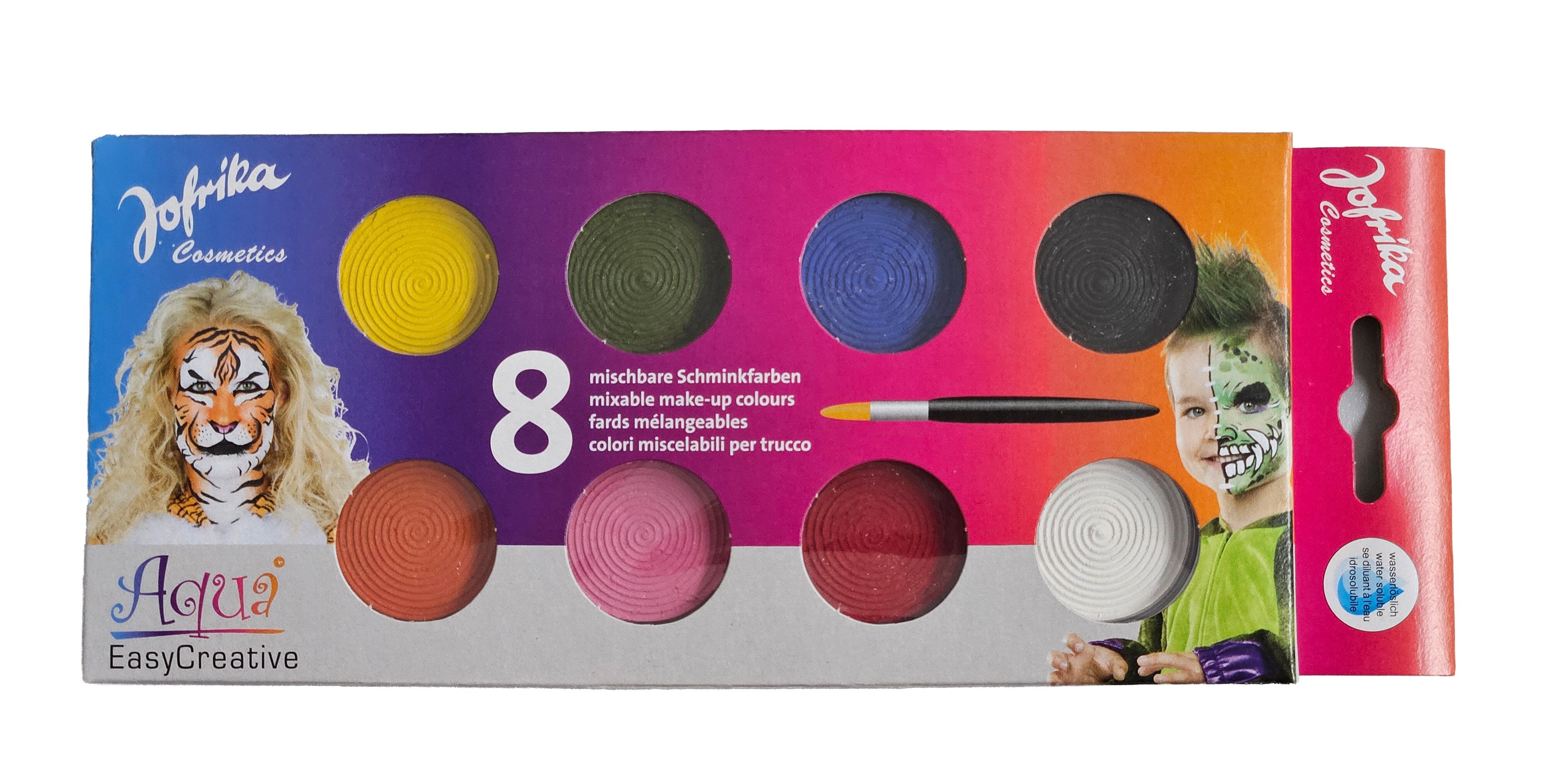 Aqua Easy Creative Set Schminke 8 Farben Face Paint Palette