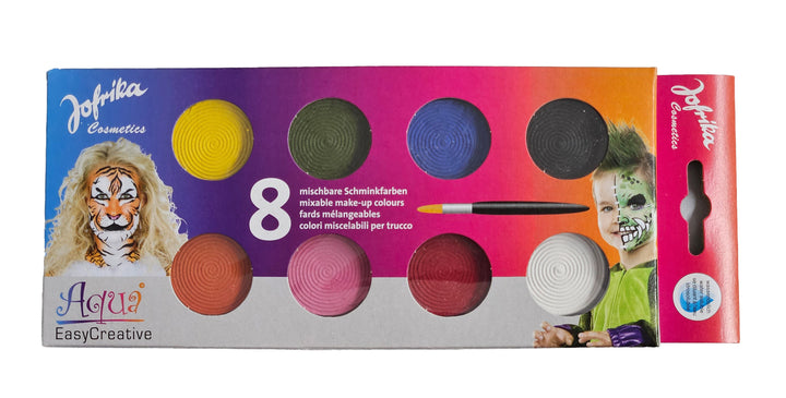 Aqua Easy Creative Set Schminke 8 Farben Face Paint Palette