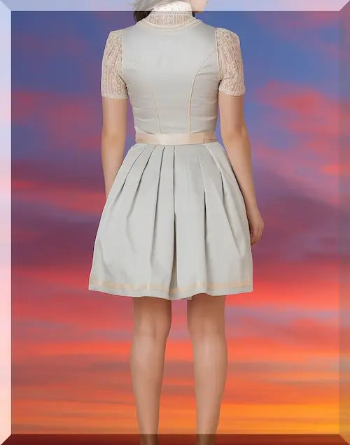 Rückansicht Krüger Dirndl Dalina – elegantes Trachtenmode Outfit