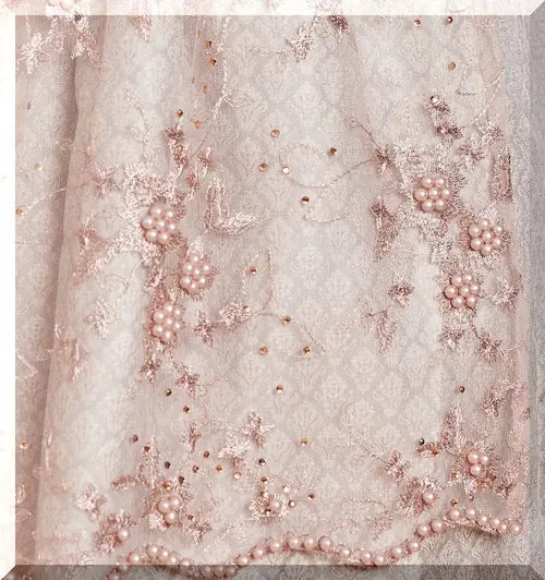 Detailansicht Stoff und Muster des Dirndl Amelia von Krüger