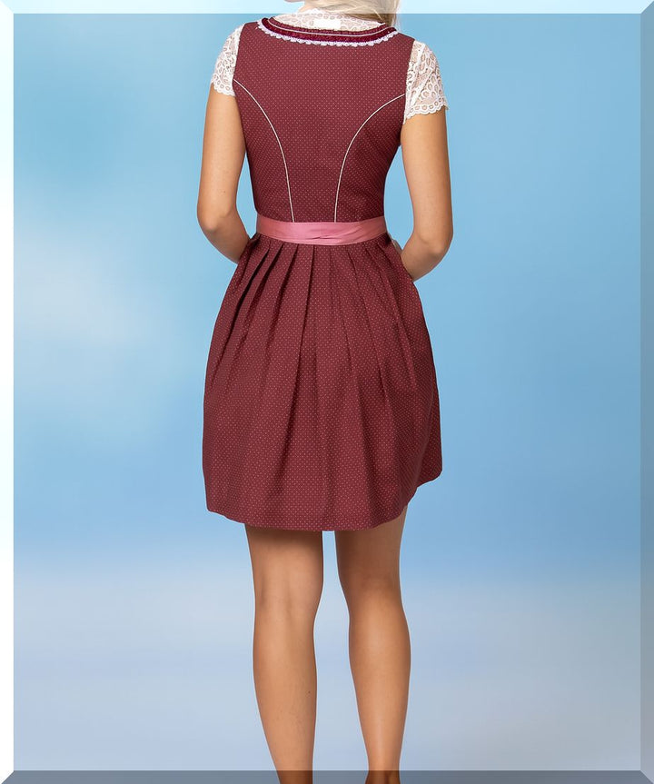 Rückansicht Dirndl Harper – elegantes Trachtenkleid für Damen