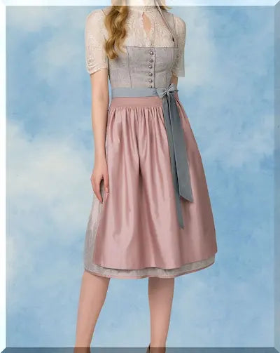 Detailansicht Stoff und Design des Dirndl Monroe Trachtenkleids