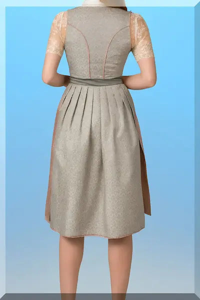 Rückansicht Dirndl Monroe von Stockerpoint – Midi-Dirndl