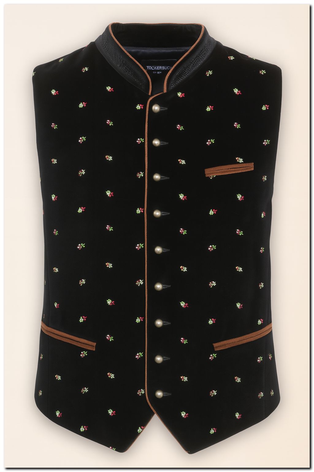 Rückansicht Stockerpoint Weste Calzado – elegante Trachtenmode Herren