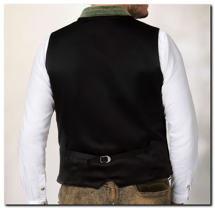 Rückansicht Stockerpoint Weste Calzado – elegante Trachtenmode Herren