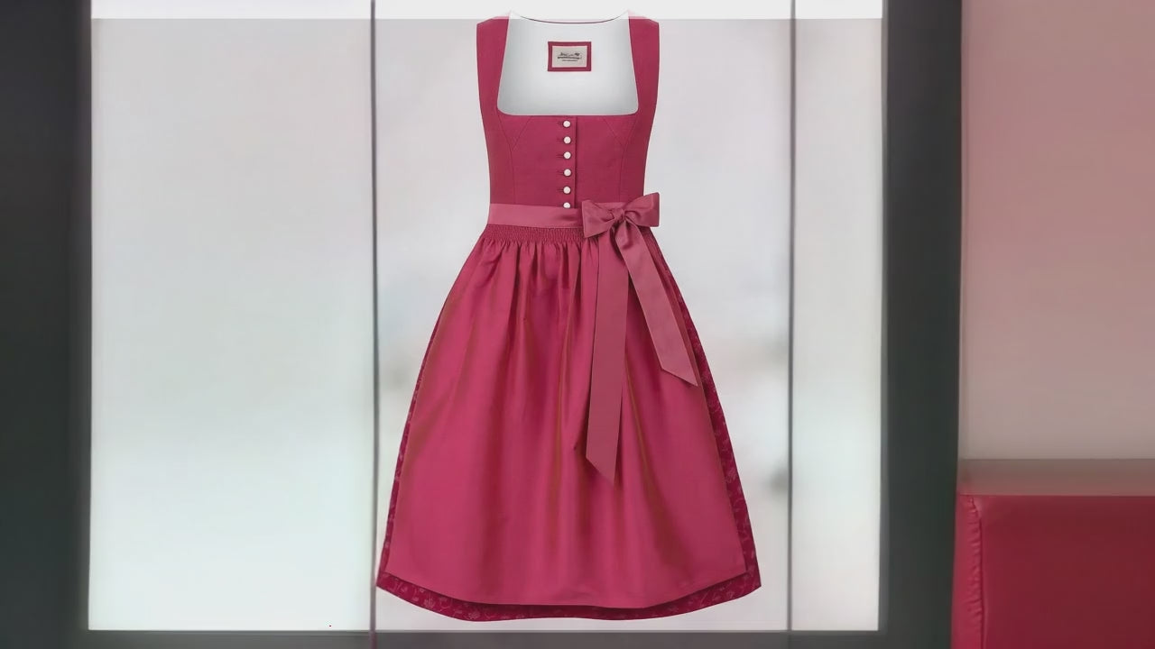 Dirndl Viano Beere schönes Dirndl aus deutscher Produktion