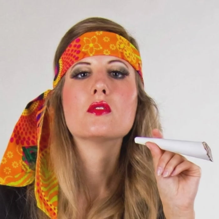 Blumenhaarband Hippie – Bunte Blüten für 60er/70er Karneval & Mottoparty
