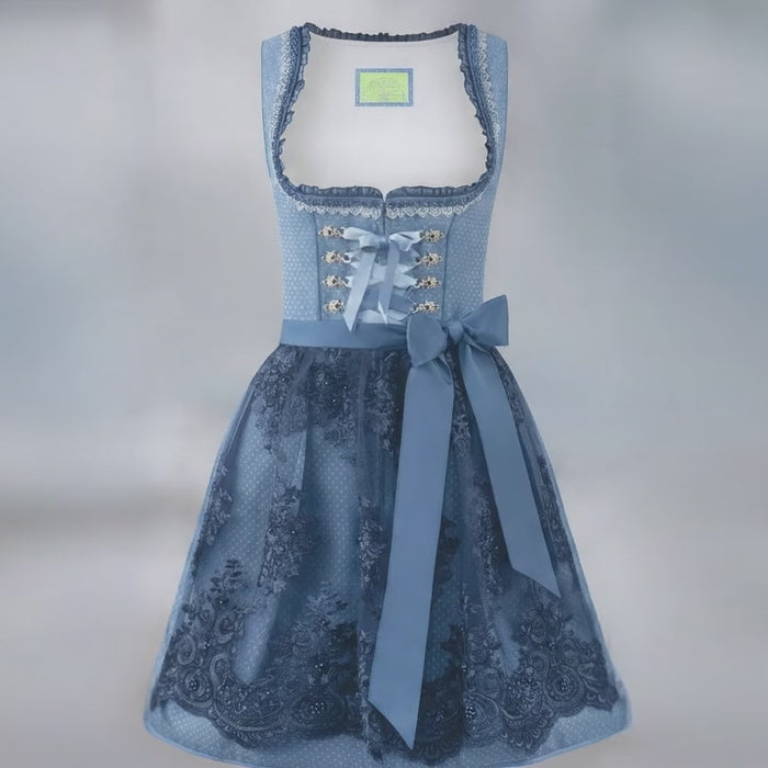 Dirndl Beliva Stockerpoint strahlendes Blau Midi