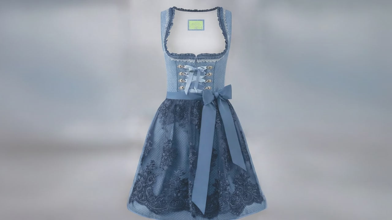 Dirndl Beliva Stockerpoint strahlendes Blau Midi