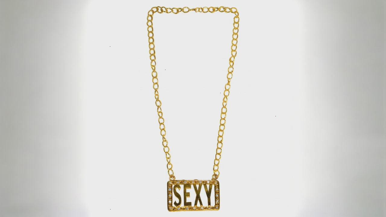 SEXY Halskette Gold - Statement Kette für Festival & Party