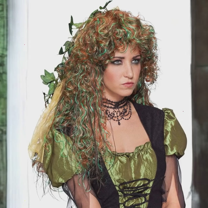 Langhaar Elfenperücke – Waldfee & Hexenperücke für Karneval, Fasching & Mottoparty