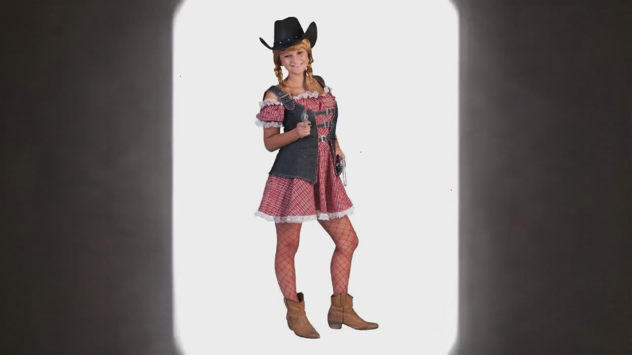 Damen Kostüm Cowgirl Ranger Wilder Western Look 