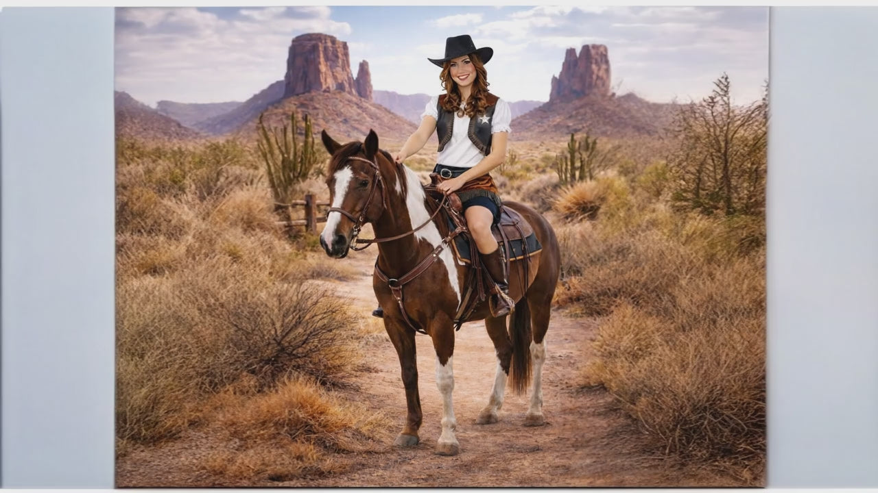Wild West Cowgirl Kostüm Damen - Western Ranger Outfit