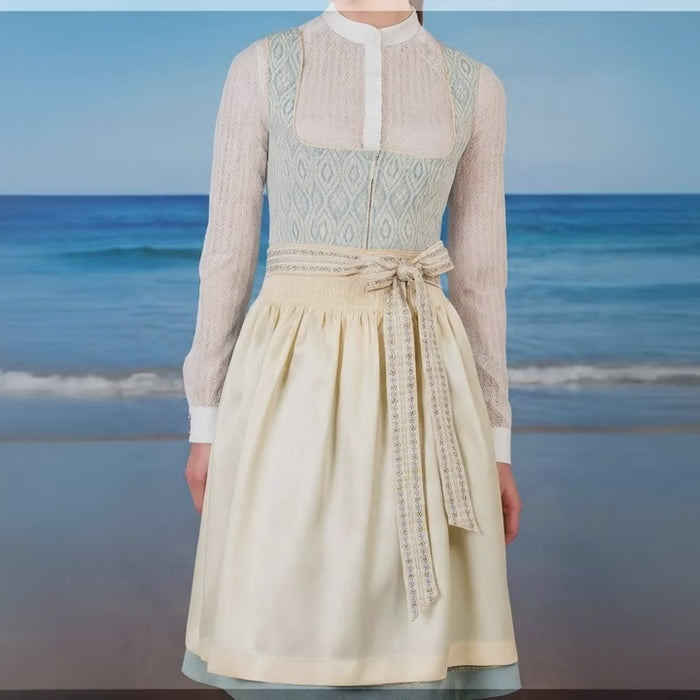 Krüger Dirndl Araminta Blau Midi