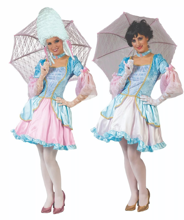 Damenkostüm Anna Barock Kleid mit Halsstück