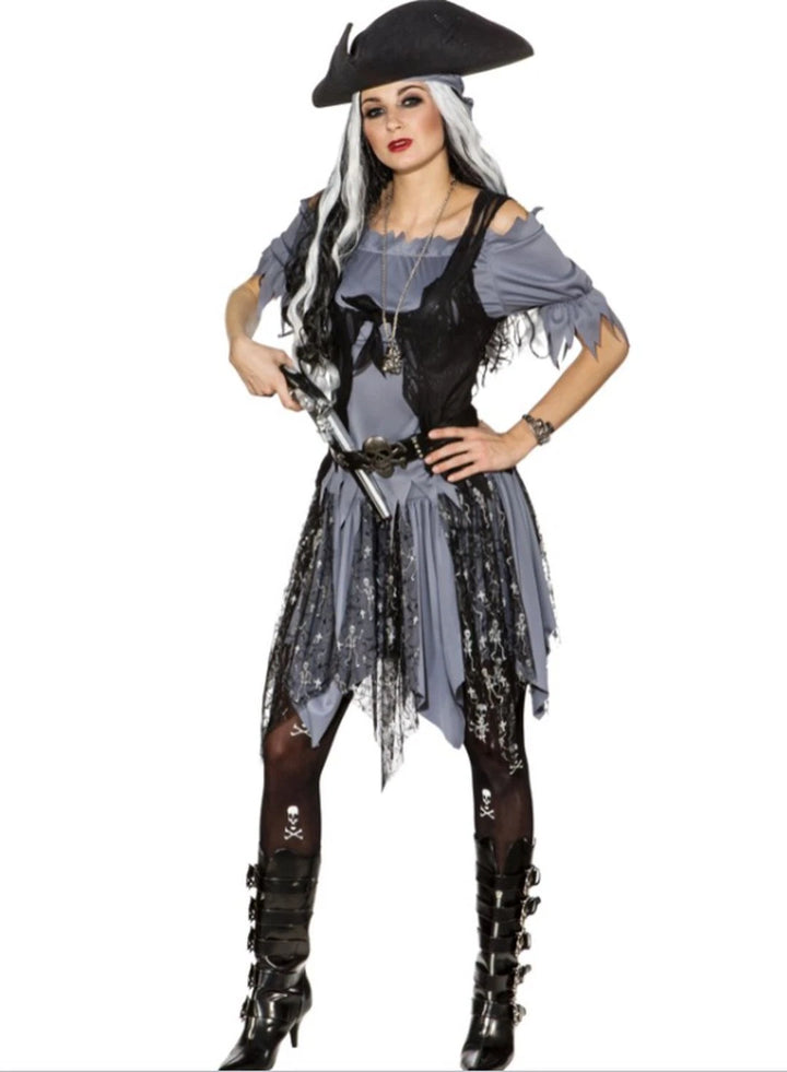Piratin Vampir Zombie Kostüm Damen