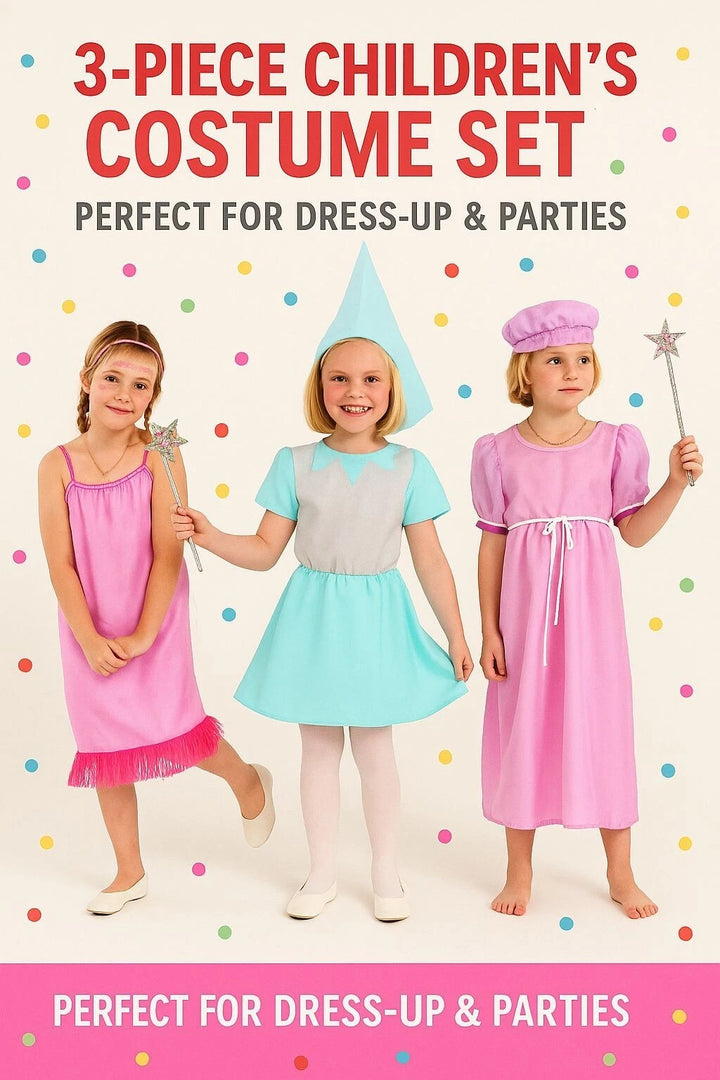 Kinderkostüm Prinzessin Set 3x Größe 110