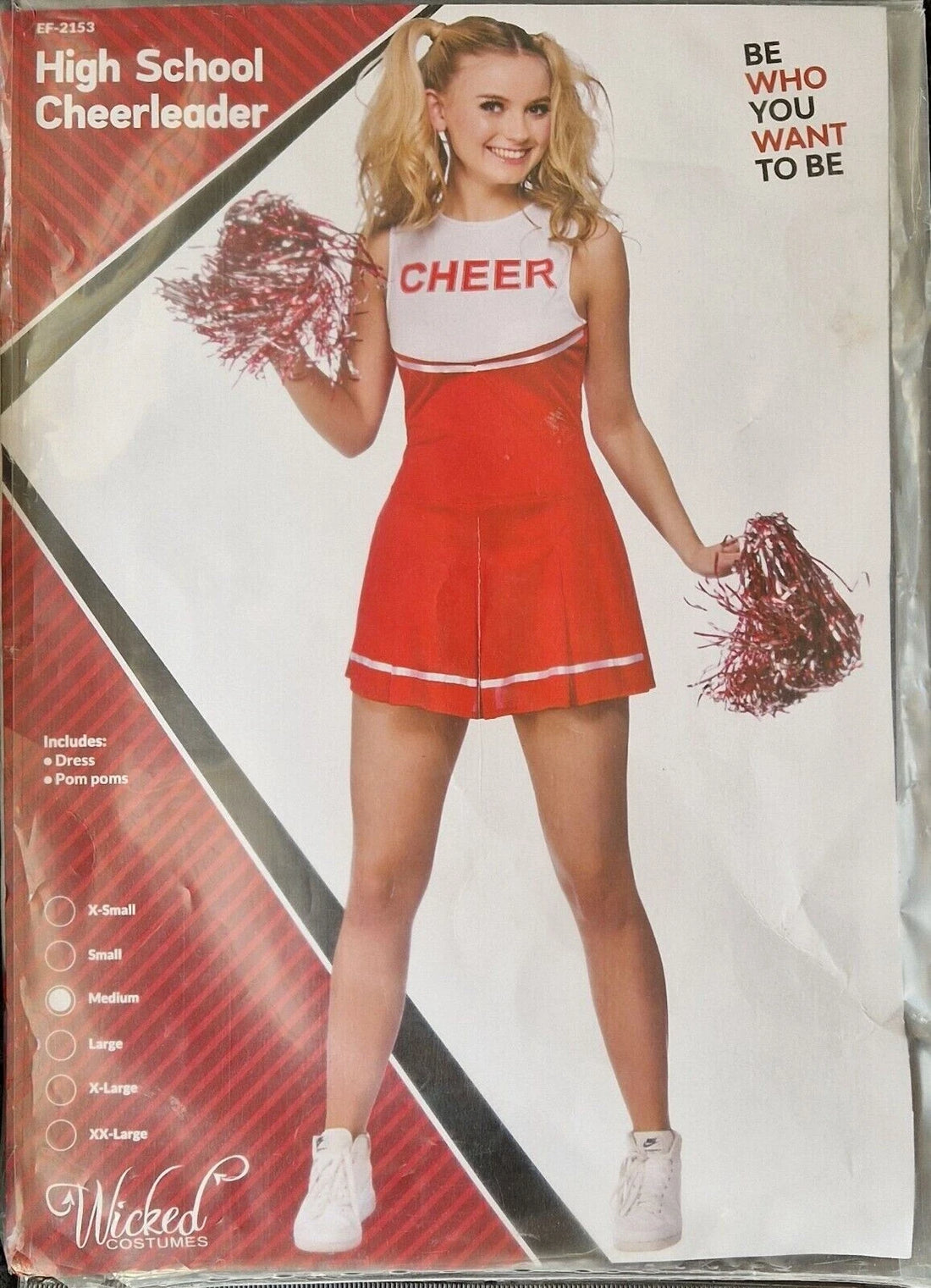 Sexy Cheerleader Kostüm Damen 50er Jahre