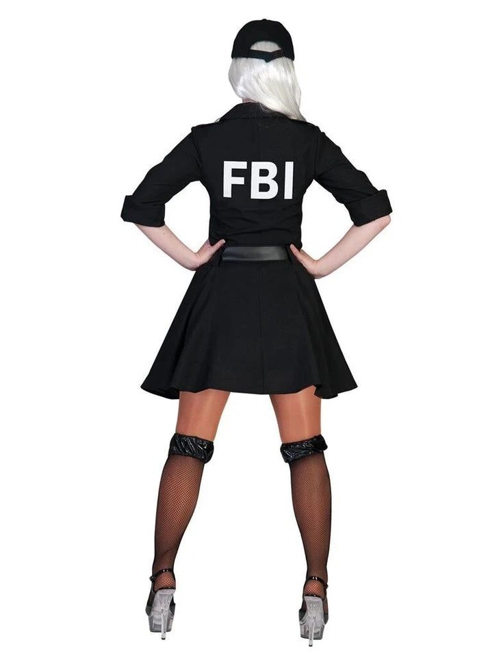 Agentin Kostüm Damen Karneval Fasching Agentin mit Herz