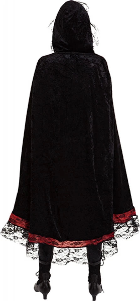 Elegantes Cape Halloween Karneval Damen