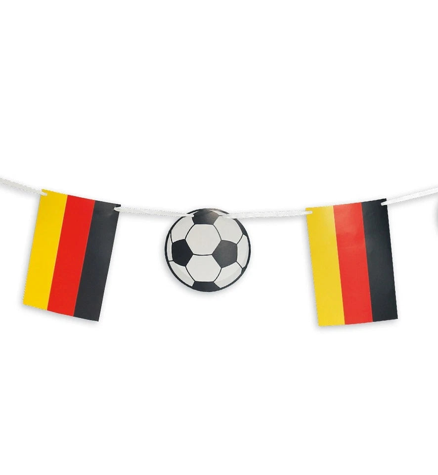 Fan Deko Deutschland Public Viewing Wimpelkette