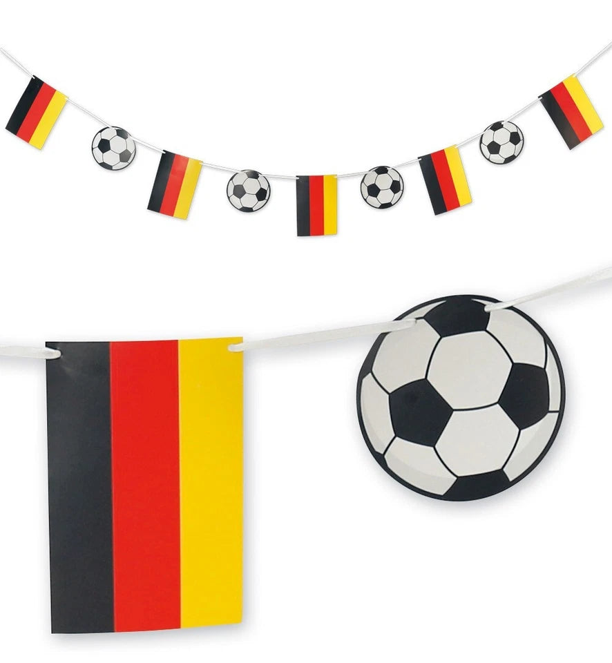 Wimpelgirlande Deutschland Fußball EM WM