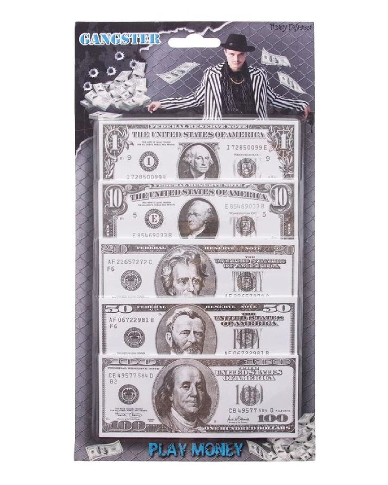 Casino Spielgeld Dollar – 100 Stück Spielscheine