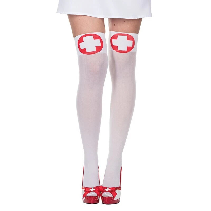 Sexy Überkniestrümpfe Karneval Fasching