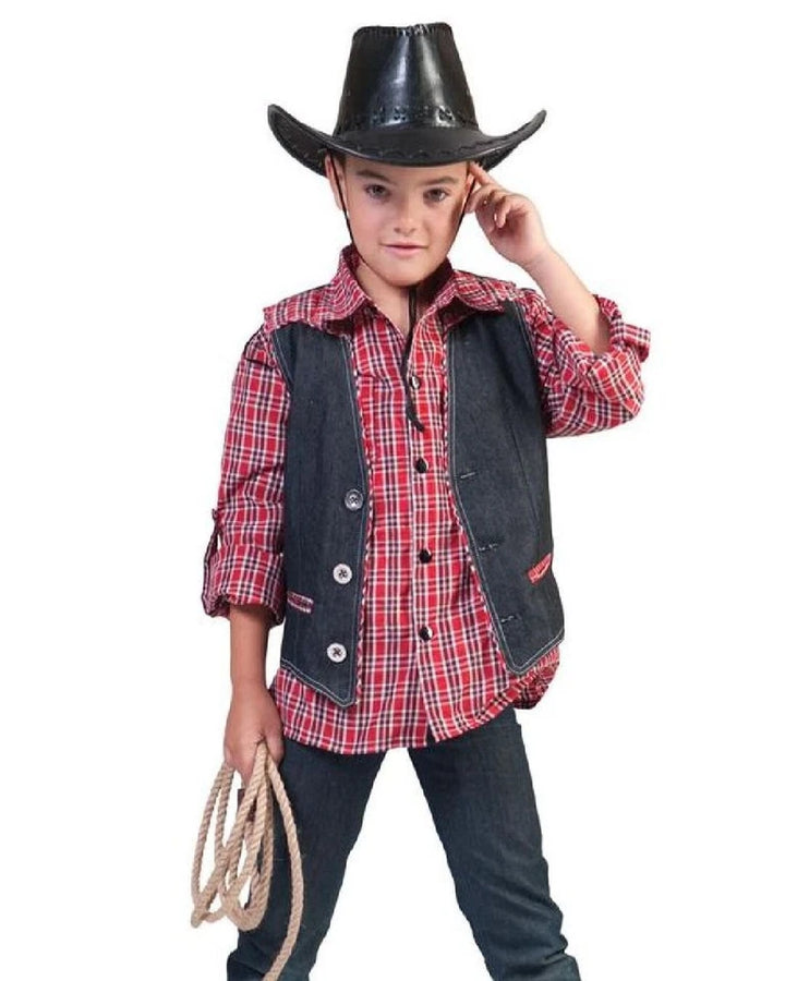 Western Weste Kinder Karneval Cowboy